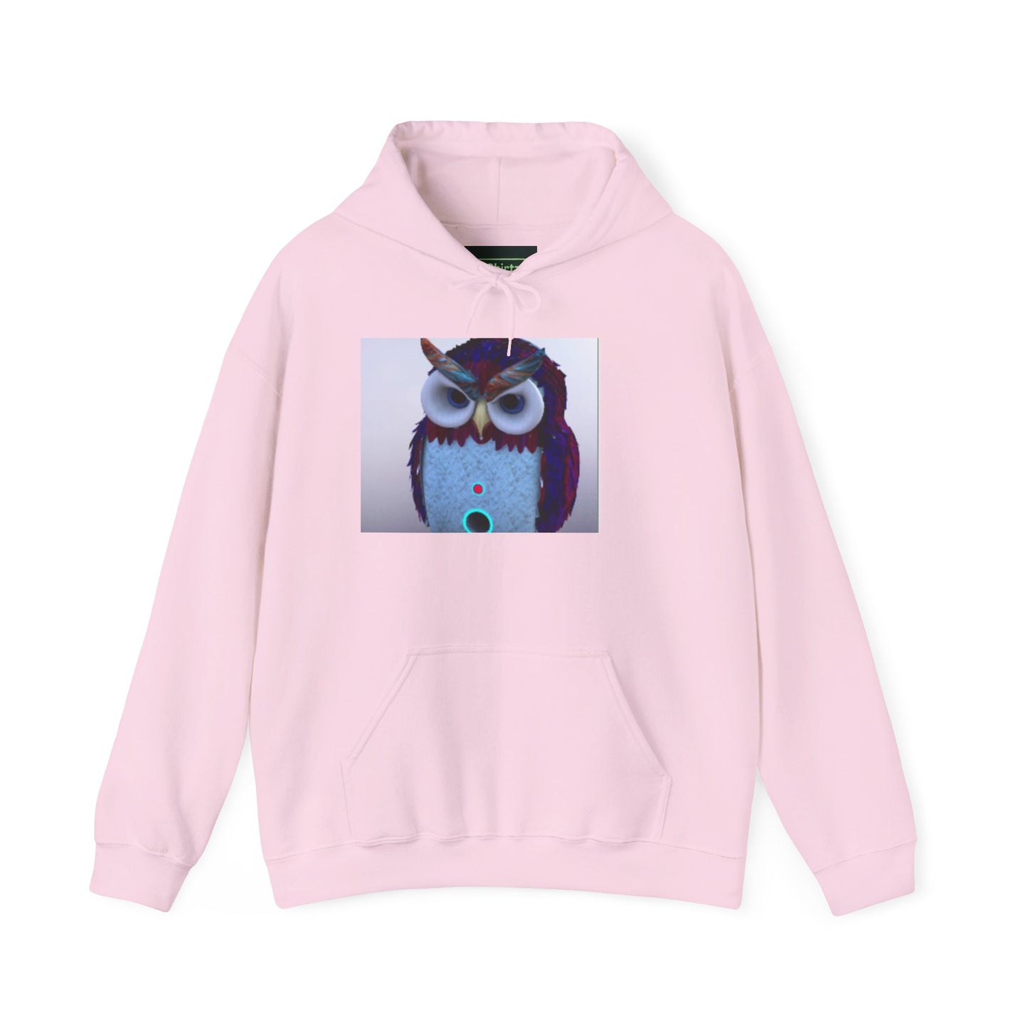 Owl Graphic Unisex Hooded Sweatshirt, Cozy Owl Sweatshirt, Cute Animal Hoodie, Gift for Animal Lovers, Unique Owl Design