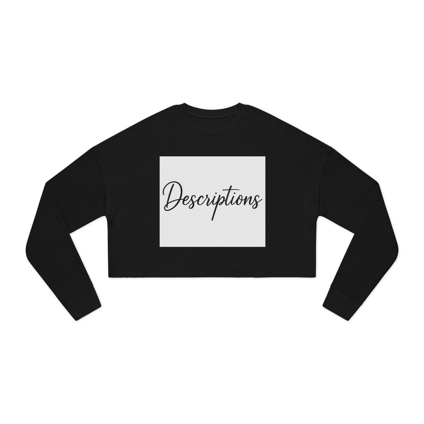 Chic Cropped Sweatshirt, Women's Fashion Sweatshirt, Trendy Tops, Casual Wear, Perfect Gift for Her, Cozy Layering Piece