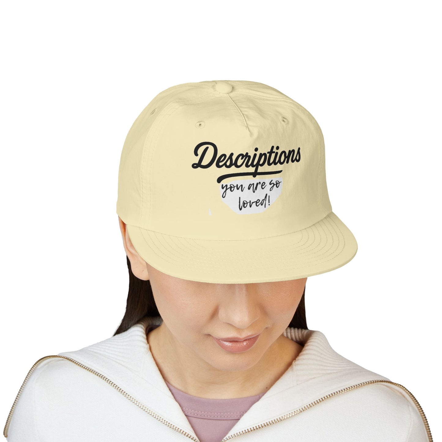 Stylish Surf Cap with Descriptions | Beach Hat, Summer Accessory, Surfing Gear, Casual Headwear, Gift for Surfers