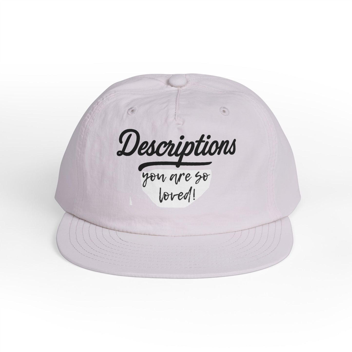 Stylish Surf Cap with Descriptions | Beach Hat, Summer Accessory, Surfing Gear, Casual Headwear, Gift for Surfers