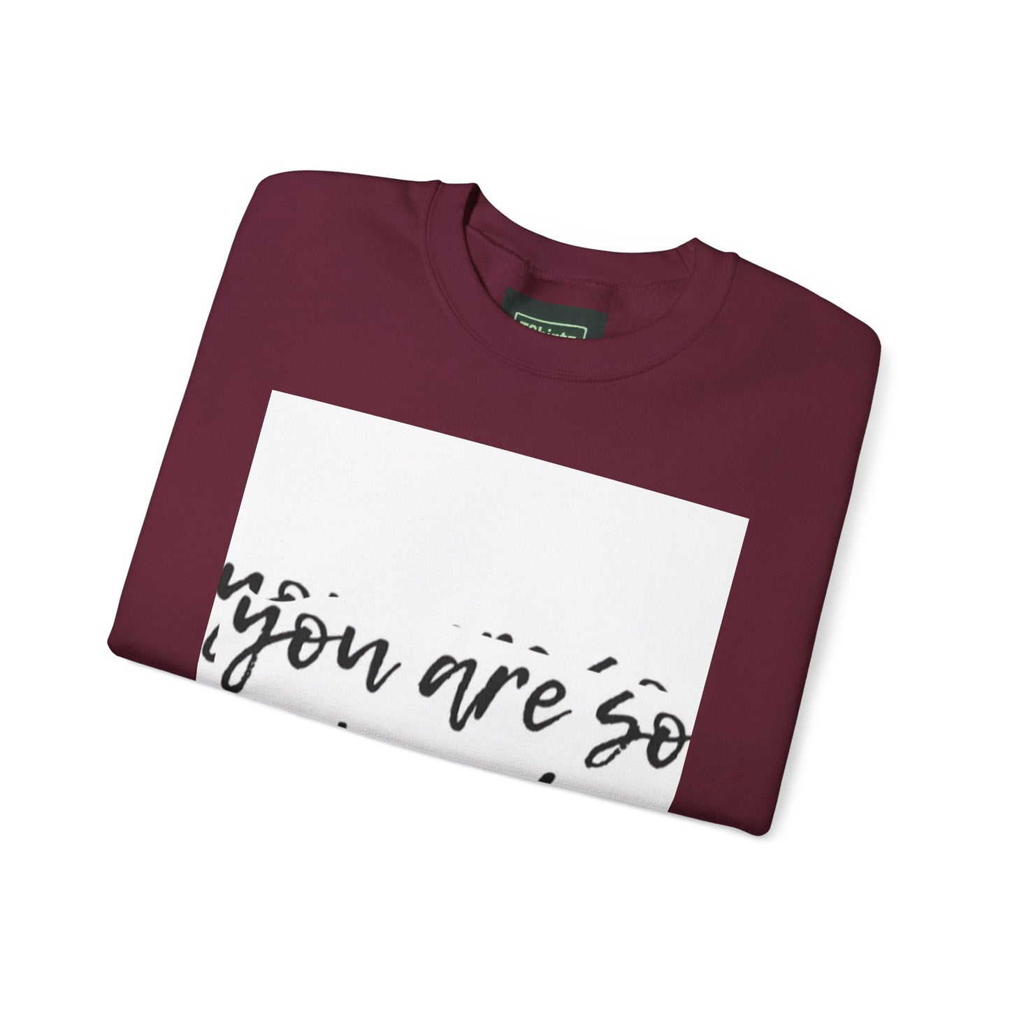 You Are So Loved Sweatshirt, Inspirational Crewneck, Unisex Gift, Cozy Casual Wear, Affirmation Apparel, Birthday Gift, Self-Love Fashion
