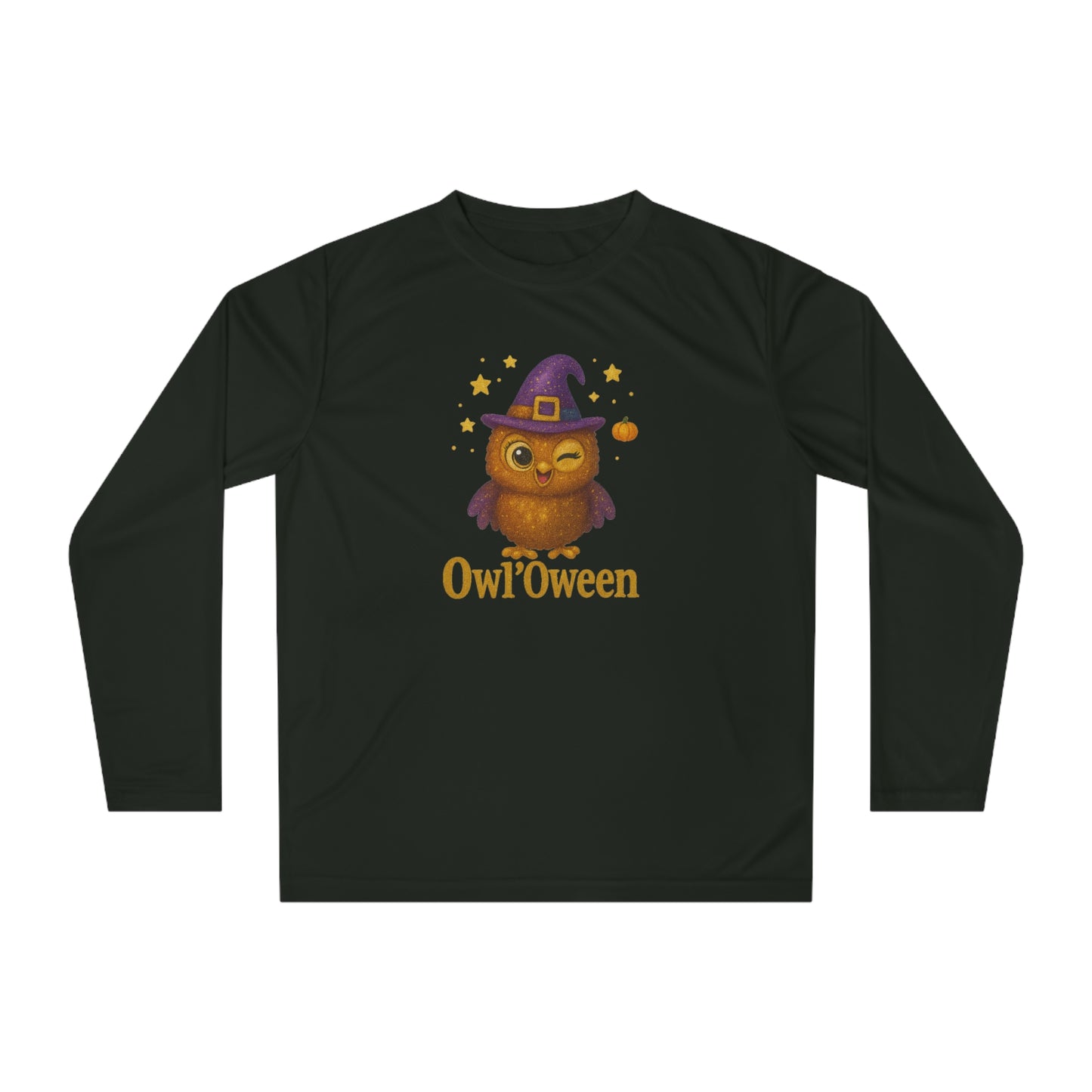Owl'oween Unisex Long Sleeve Shirt, Fun Fall Apparel, Halloween Costume, Unique Gift, Kids & Adults