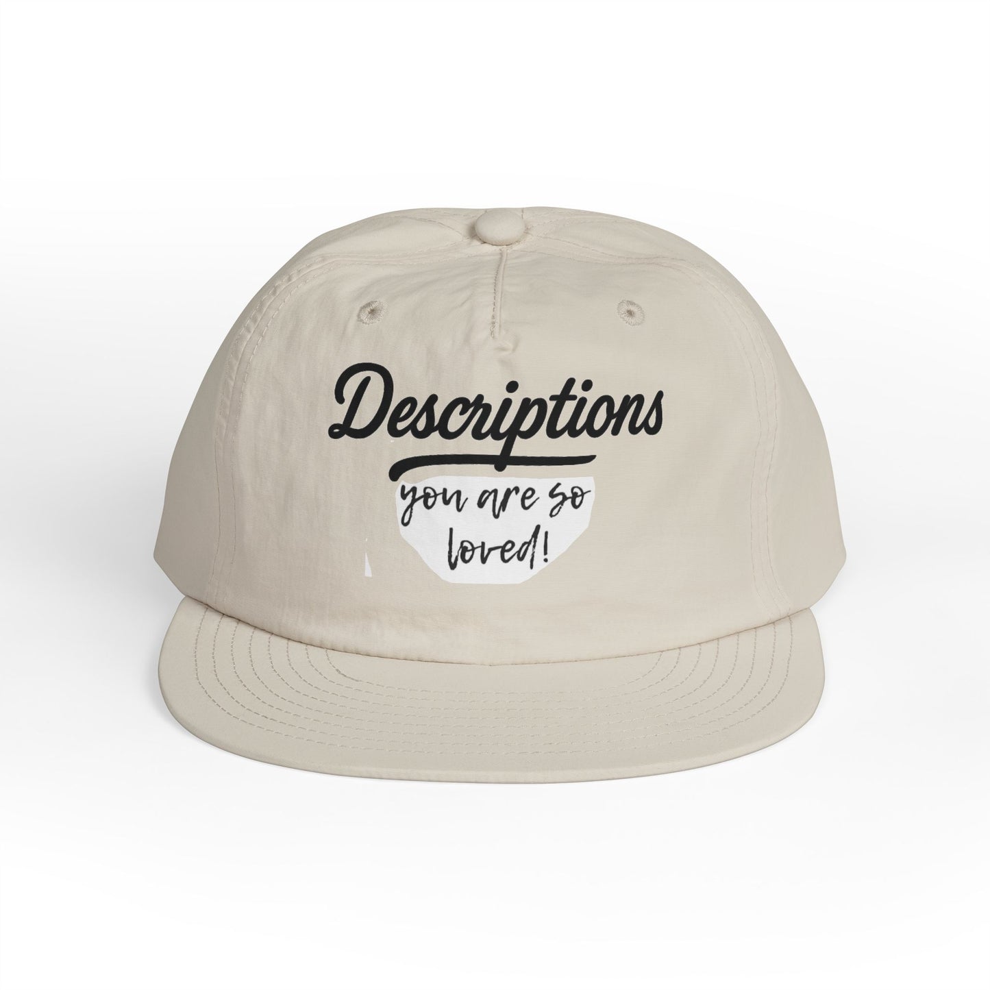 Stylish Surf Cap with Descriptions | Beach Hat, Summer Accessory, Surfing Gear, Casual Headwear, Gift for Surfers