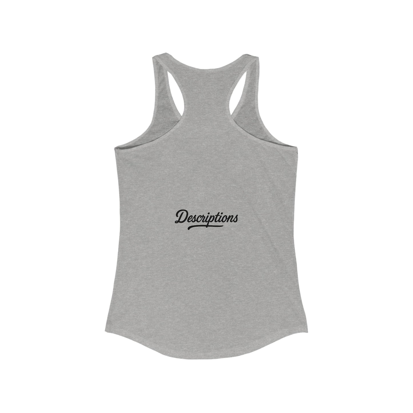 Stylish Racerback Tank, Casual Summer Top, Workout Apparel, Gift for Her, Vacation Wear, Relaxed Fit Tank