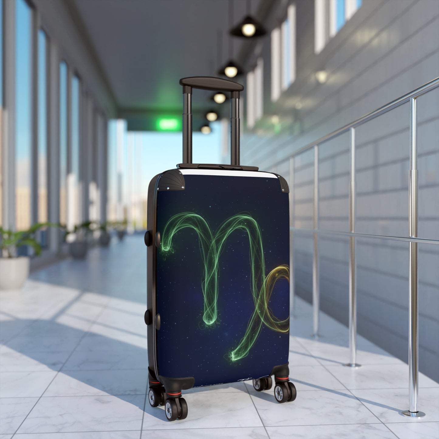 Aquarius Suitcase - Travel with Style, Zodiac Luggage for Astrologers, Unique Gift for Birthdays, Astrology Lovers, Zodiac Sign Travel Gear