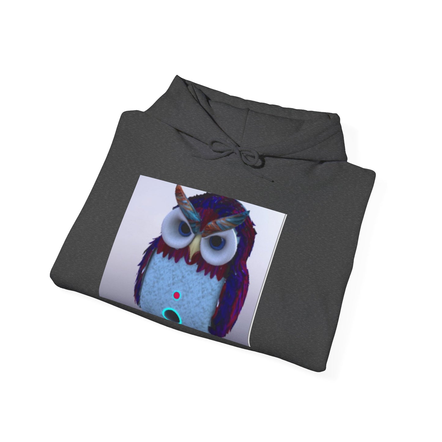 Owl Graphic Unisex Hooded Sweatshirt, Cozy Owl Sweatshirt, Cute Animal Hoodie, Gift for Animal Lovers, Unique Owl Design