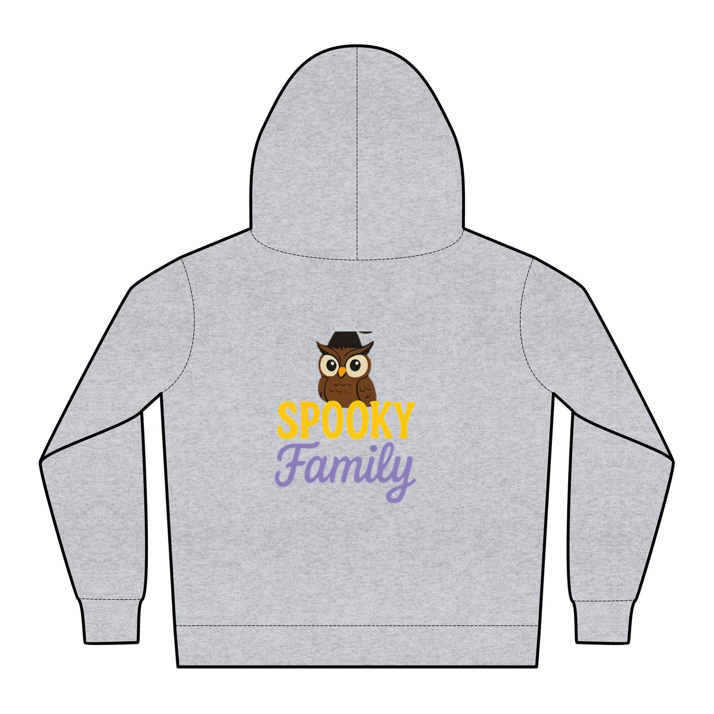Spooky Kids Hoodie with Owl Design, Perfect for Halloween, Cozy Kids Loungewear, Fall Fashion, Family Celebrations