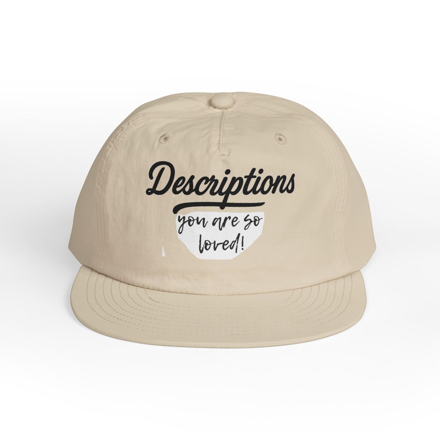 Stylish Surf Cap with Descriptions | Beach Hat, Summer Accessory, Surfing Gear, Casual Headwear, Gift for Surfers
