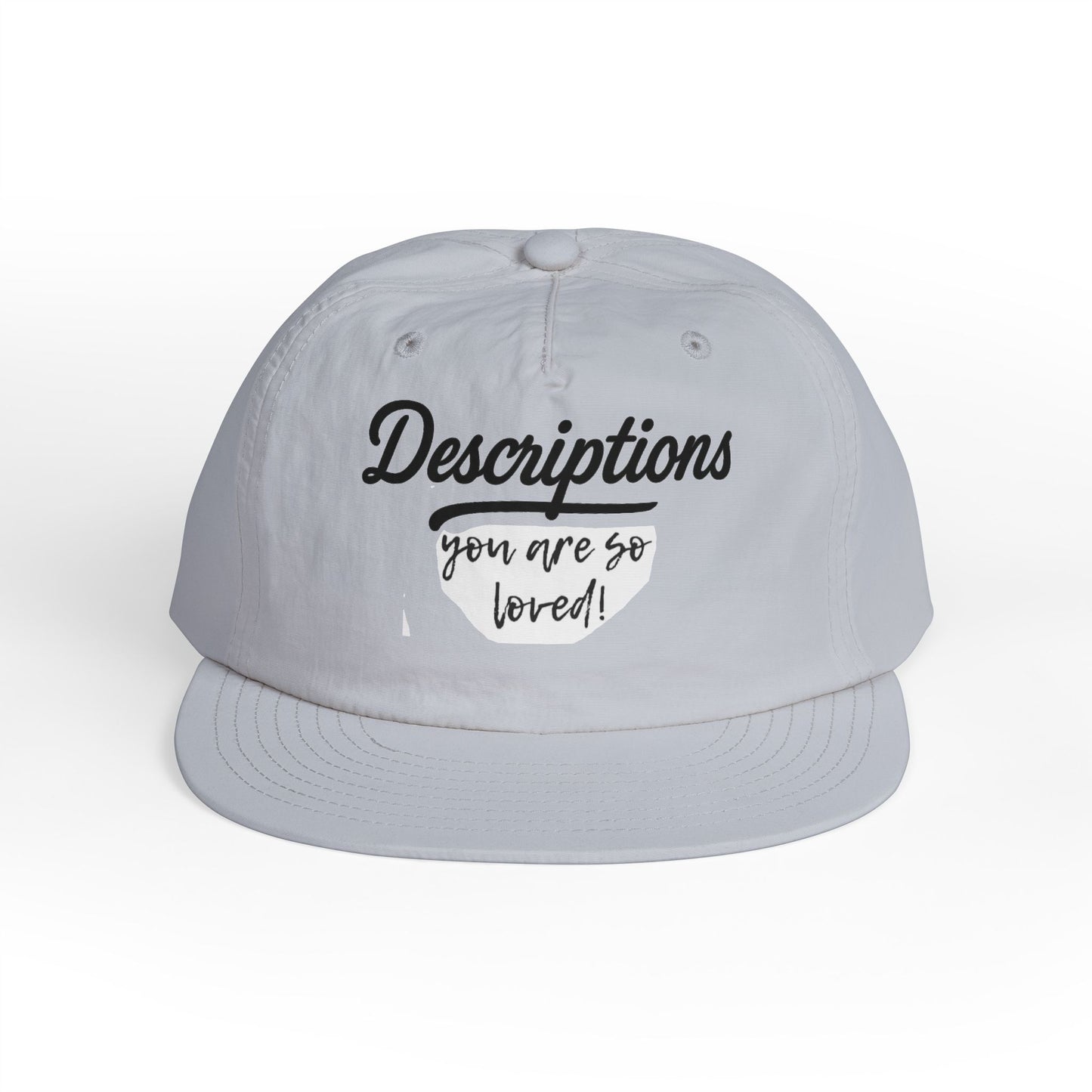 Stylish Surf Cap with Descriptions | Beach Hat, Summer Accessory, Surfing Gear, Casual Headwear, Gift for Surfers