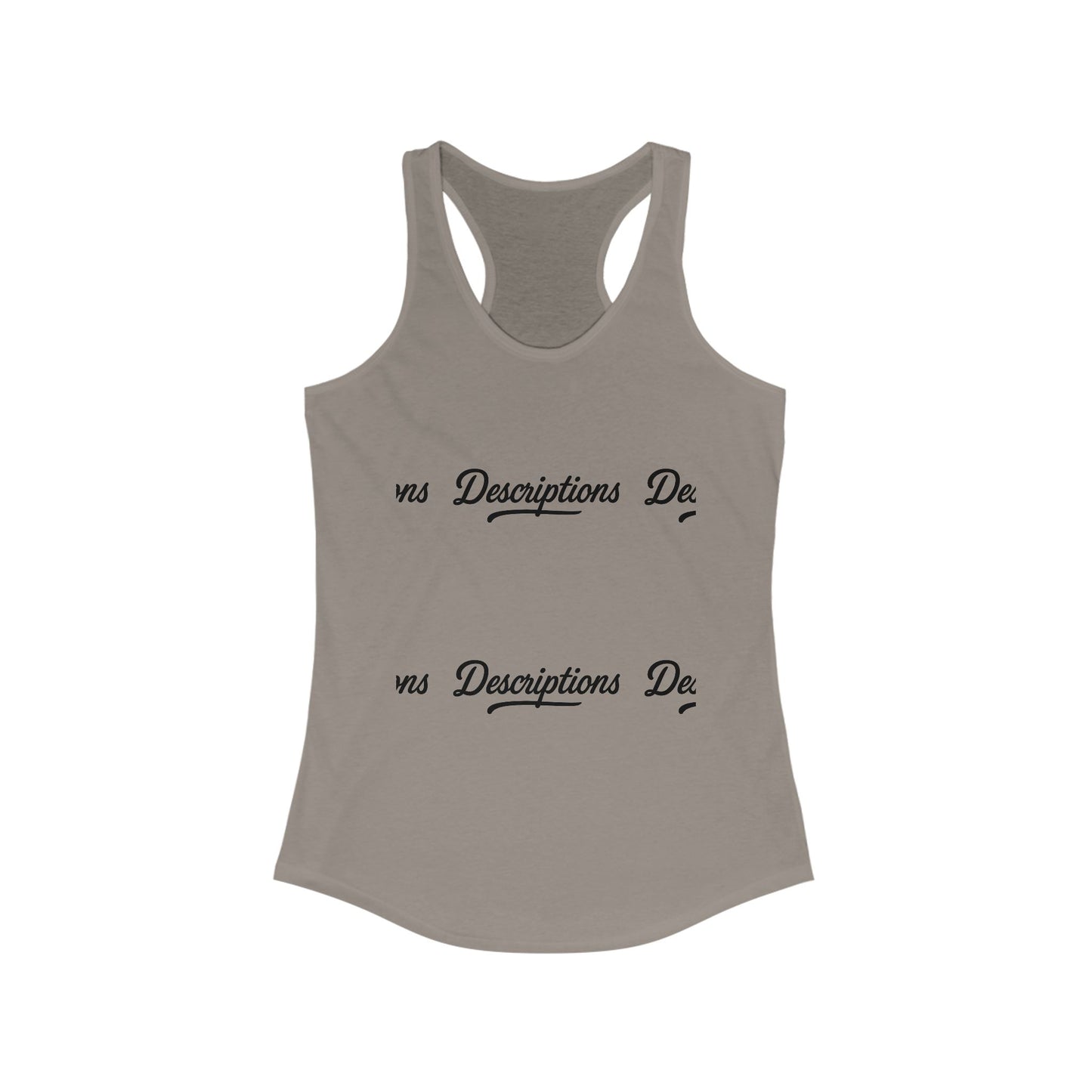 Stylish Racerback Tank, Casual Summer Top, Workout Apparel, Gift for Her, Vacation Wear, Relaxed Fit Tank