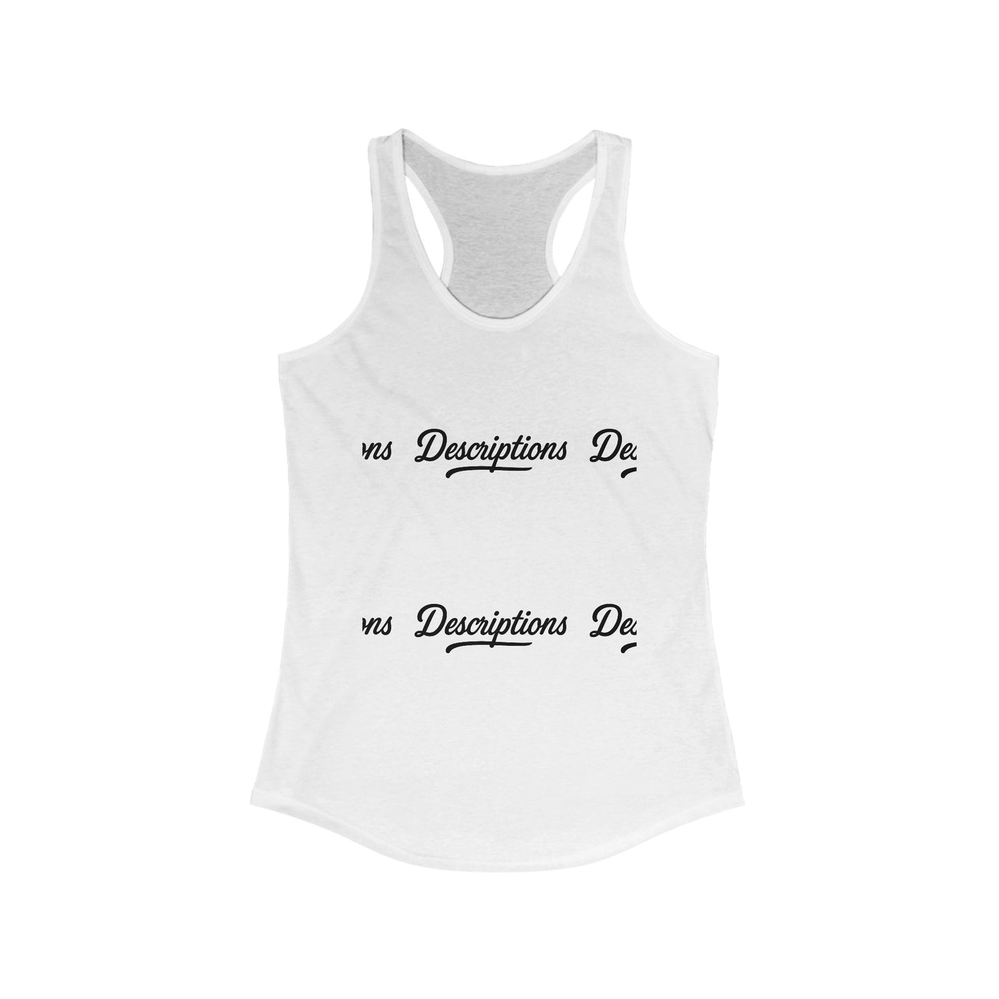 Stylish Racerback Tank, Casual Summer Top, Workout Apparel, Gift for Her, Vacation Wear, Relaxed Fit Tank