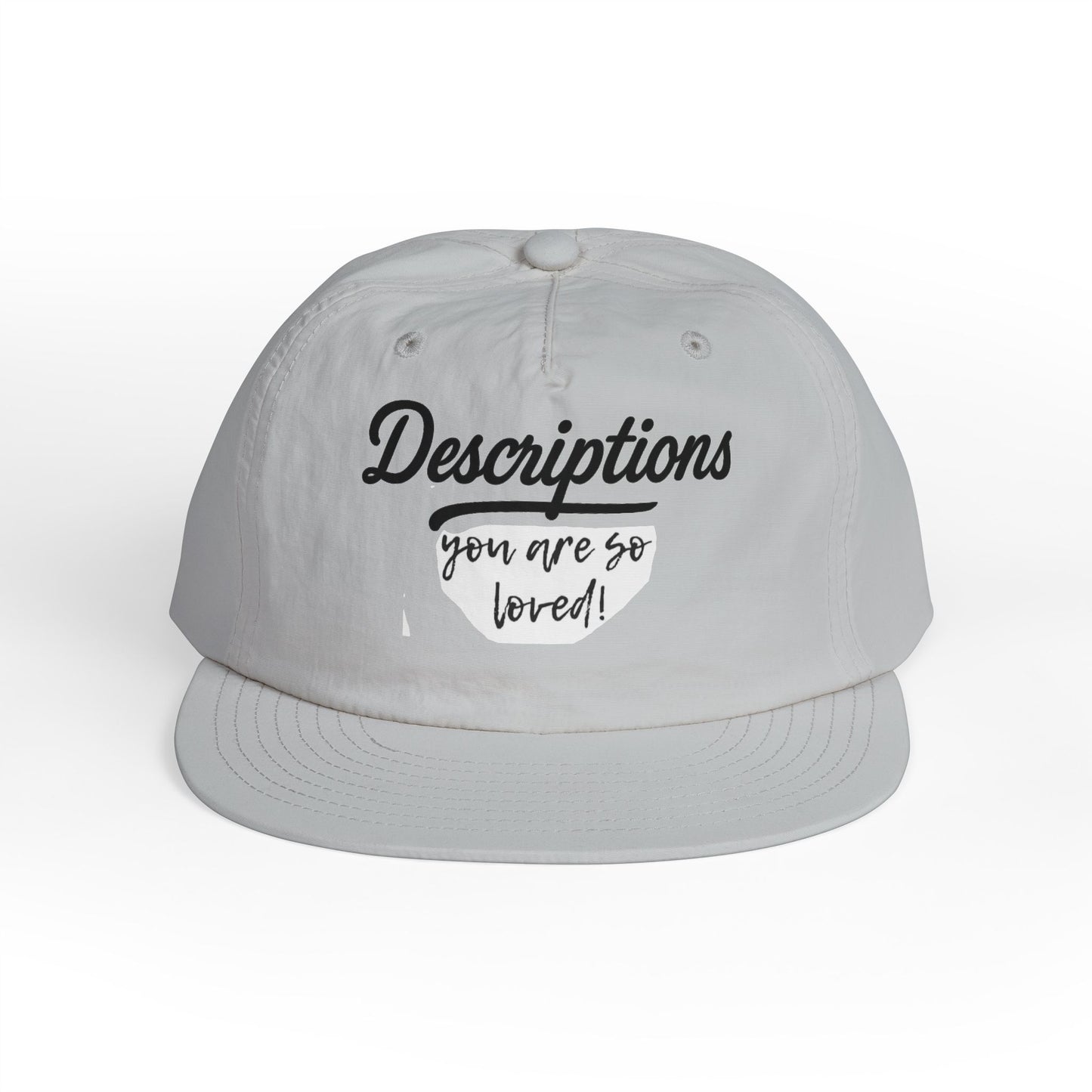 Stylish Surf Cap with Descriptions | Beach Hat, Summer Accessory, Surfing Gear, Casual Headwear, Gift for Surfers