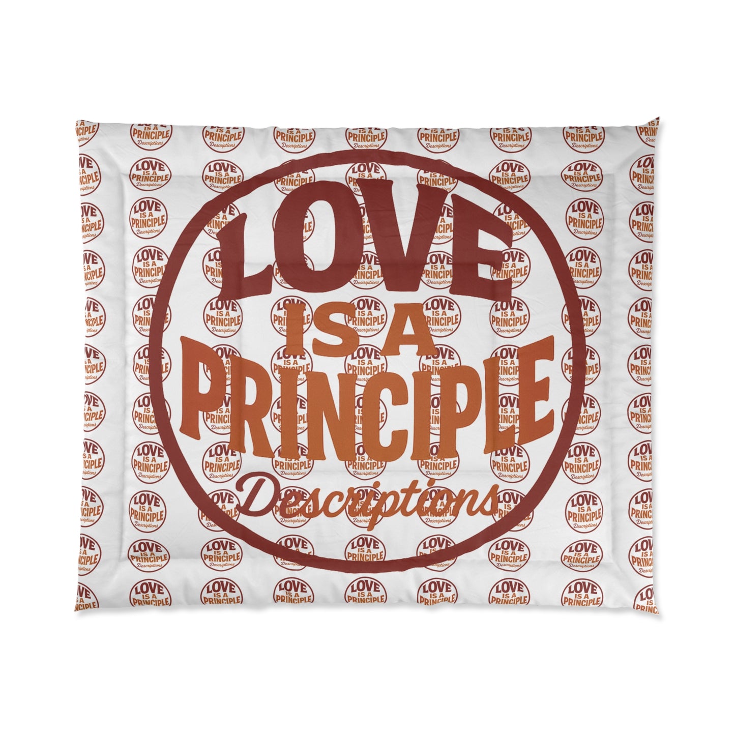 Descriptions;Typography, Brown Retro Pattern