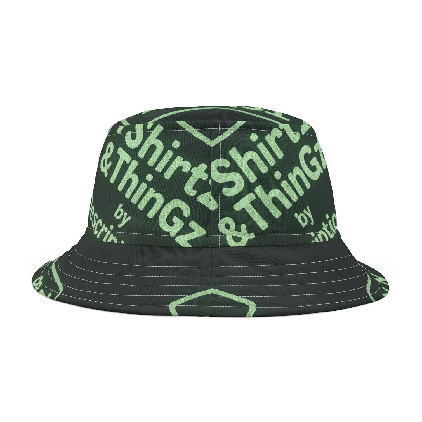 Trendy AOP Bucket Hat for Summer Fun, Beachwear, Outdoor Activities, Perfect for Festivals, Pool Days, and Vacation