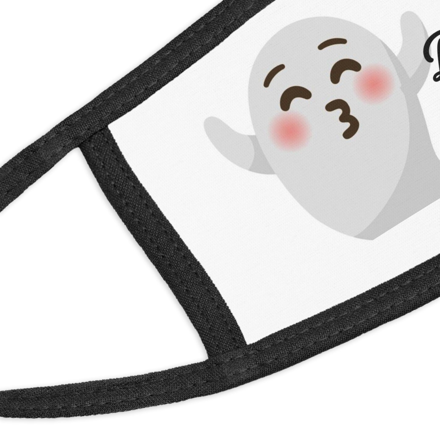 Cute Ghost Kid's Face Mask for Halloween, Kids' Costume Accessory, Fun Wear for Parties, School Events, Trick-or-Treating