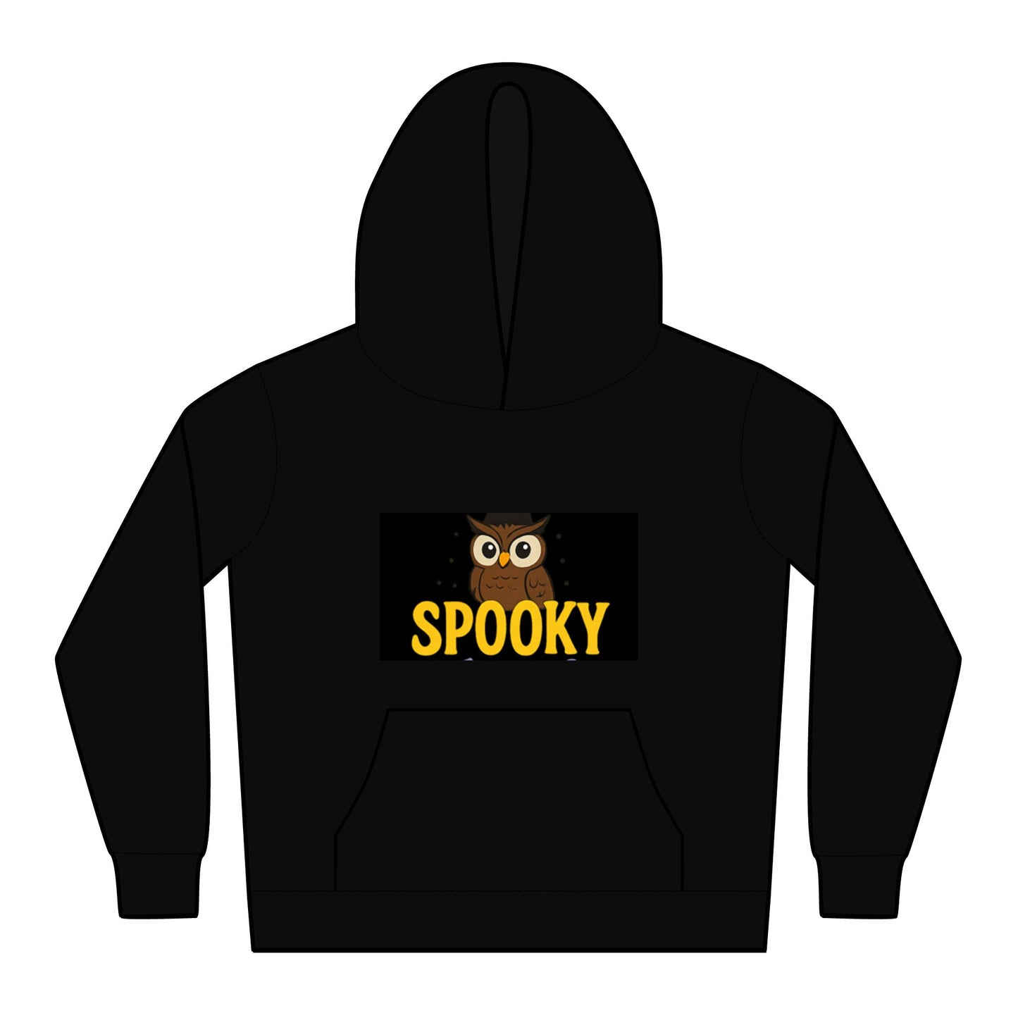 Spooky Kids Hoodie with Owl Design, Perfect for Halloween, Cozy Kids Loungewear, Fall Fashion, Family Celebrations