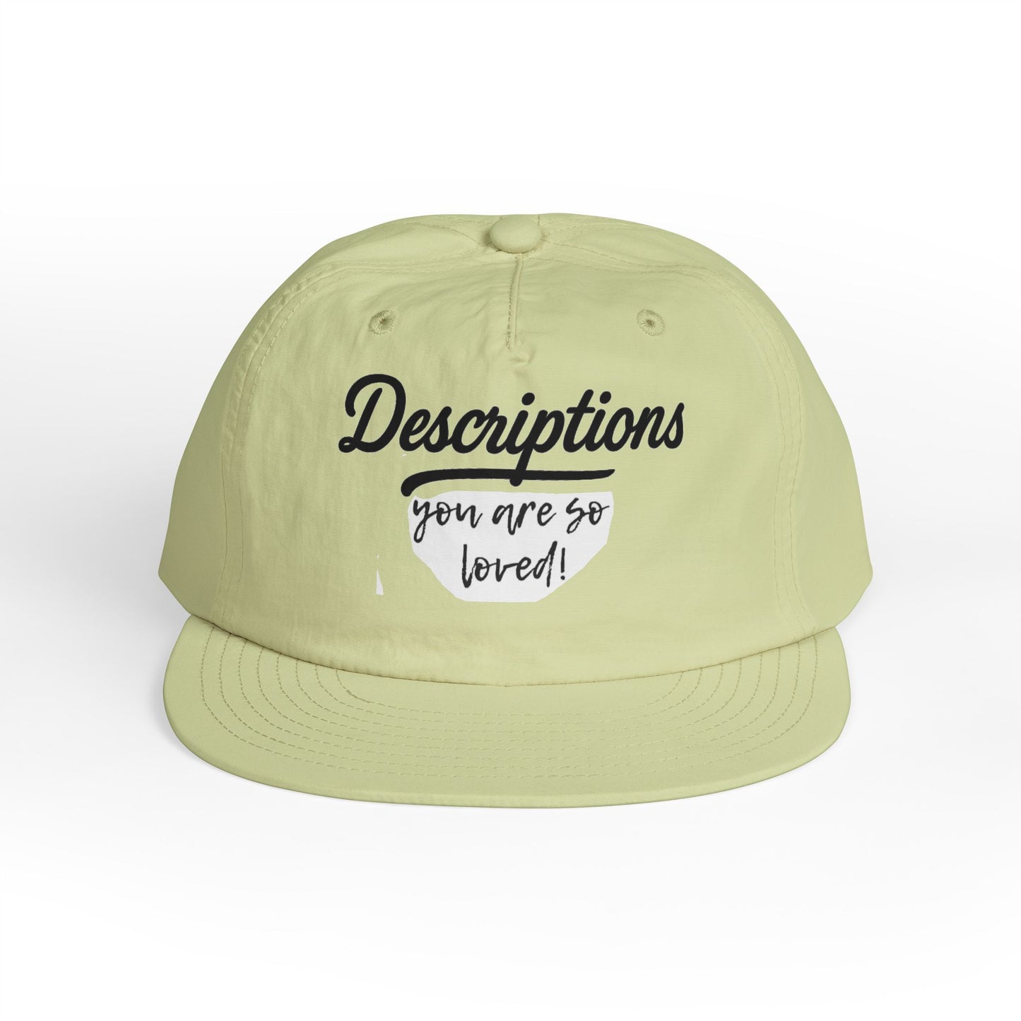 Stylish Surf Cap with Descriptions | Beach Hat, Summer Accessory, Surfing Gear, Casual Headwear, Gift for Surfers