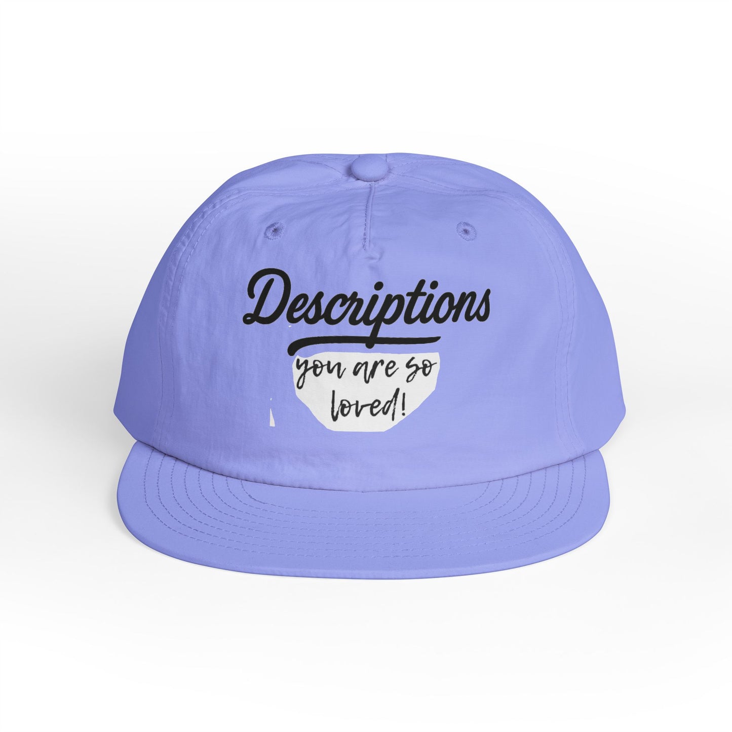 Stylish Surf Cap with Descriptions | Beach Hat, Summer Accessory, Surfing Gear, Casual Headwear, Gift for Surfers
