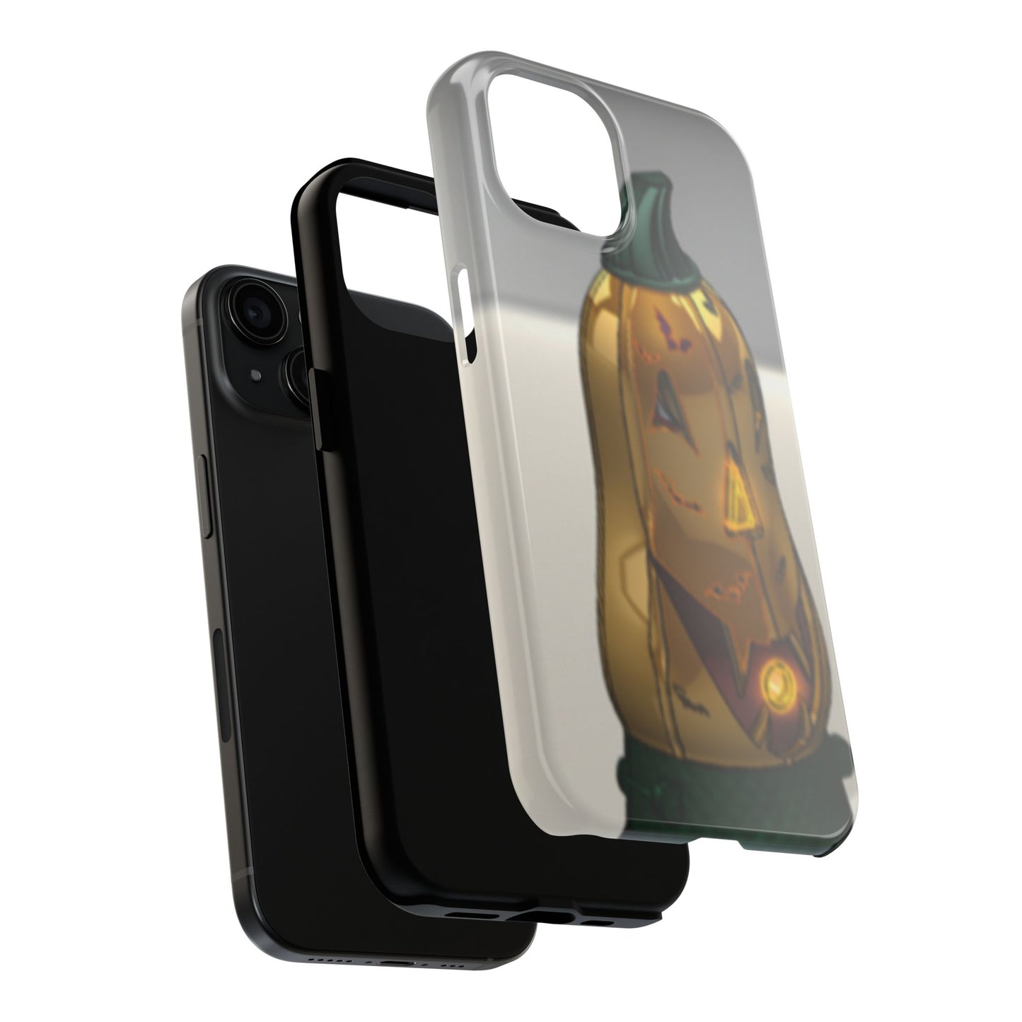 Halloween Scarecrow Phone Case - Durable Tough Cases for Protection, Scary Decor, Gift for Halloween Lovers, Fall Holiday Accessories