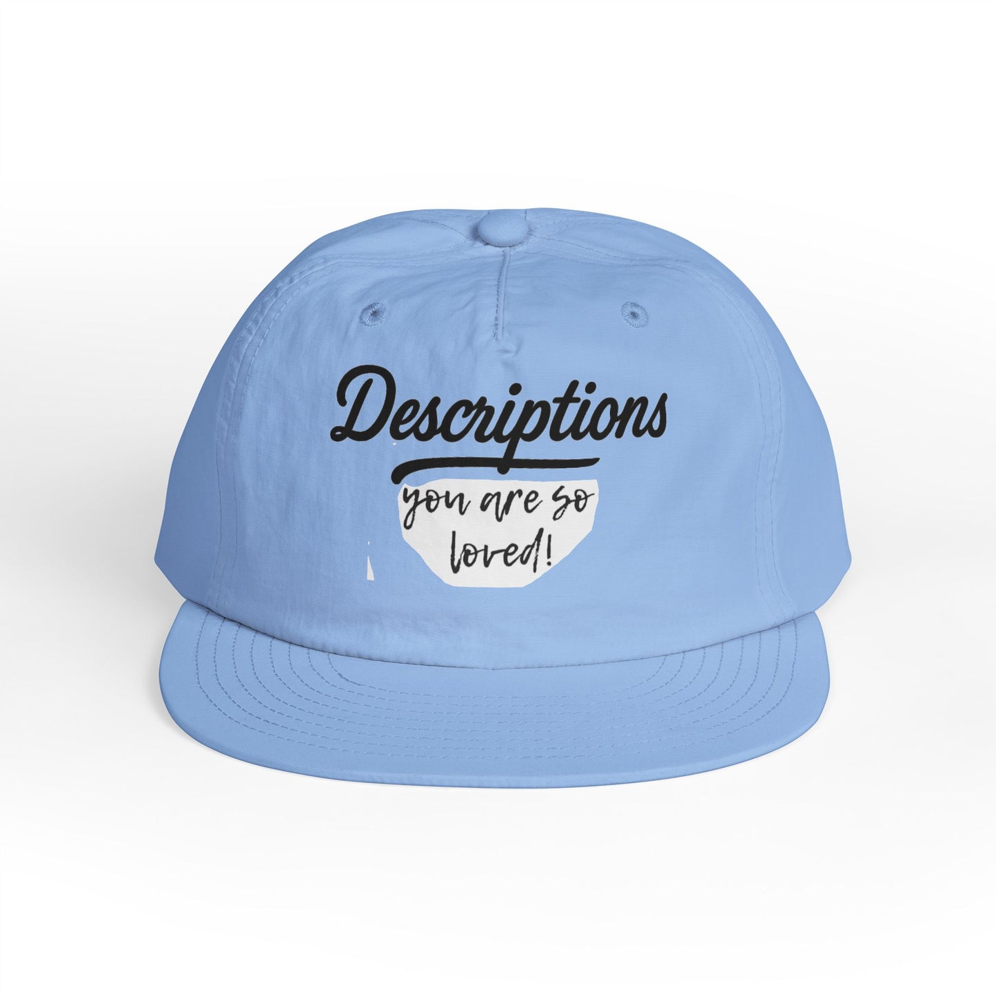 Stylish Surf Cap with Descriptions | Beach Hat, Summer Accessory, Surfing Gear, Casual Headwear, Gift for Surfers
