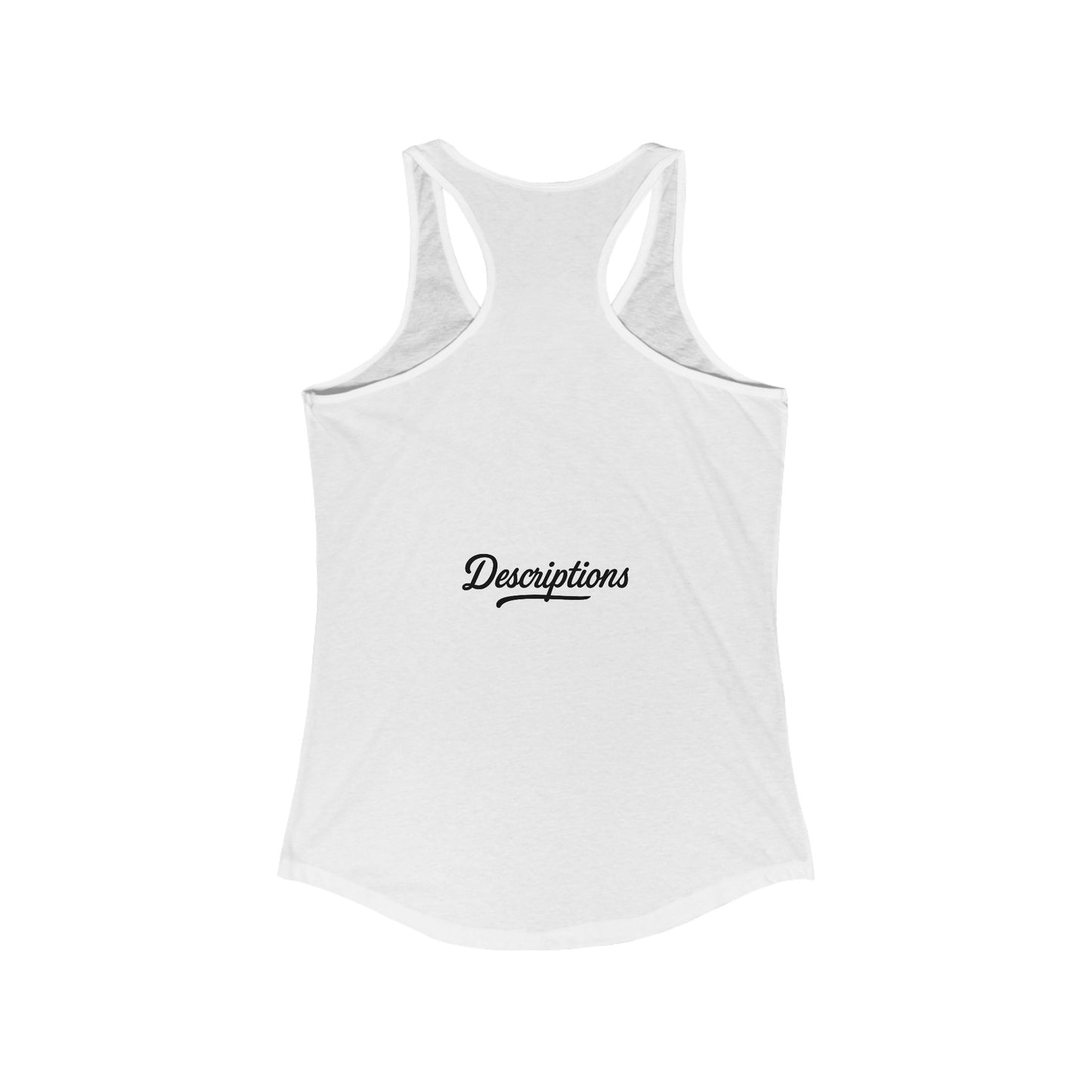 Stylish Racerback Tank, Casual Summer Top, Workout Apparel, Gift for Her, Vacation Wear, Relaxed Fit Tank