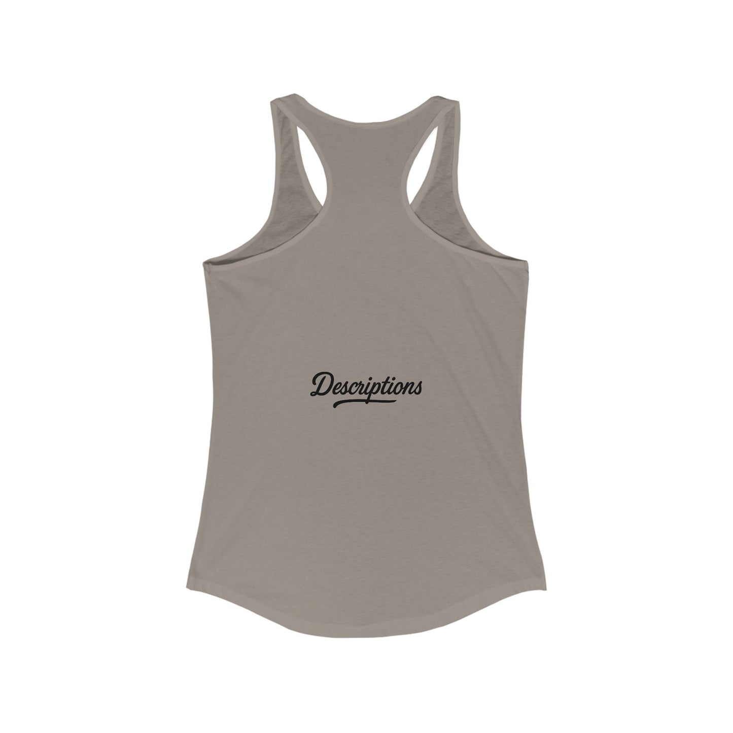 Stylish Racerback Tank, Casual Summer Top, Workout Apparel, Gift for Her, Vacation Wear, Relaxed Fit Tank