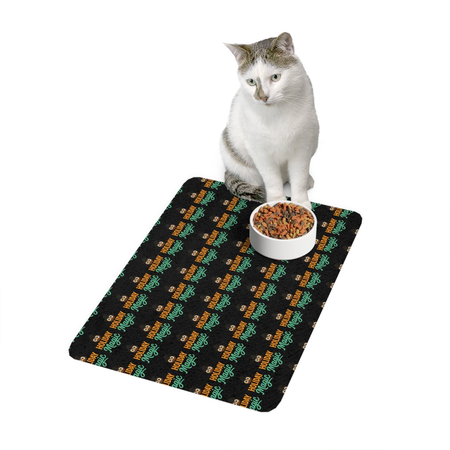 Descriptions Pet Food Mat