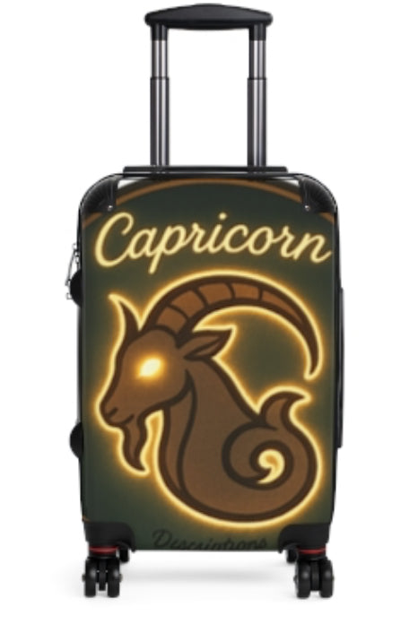Astrological Capricorn Suitcase - Stylish Travel Luggage for Zodiac Lovers