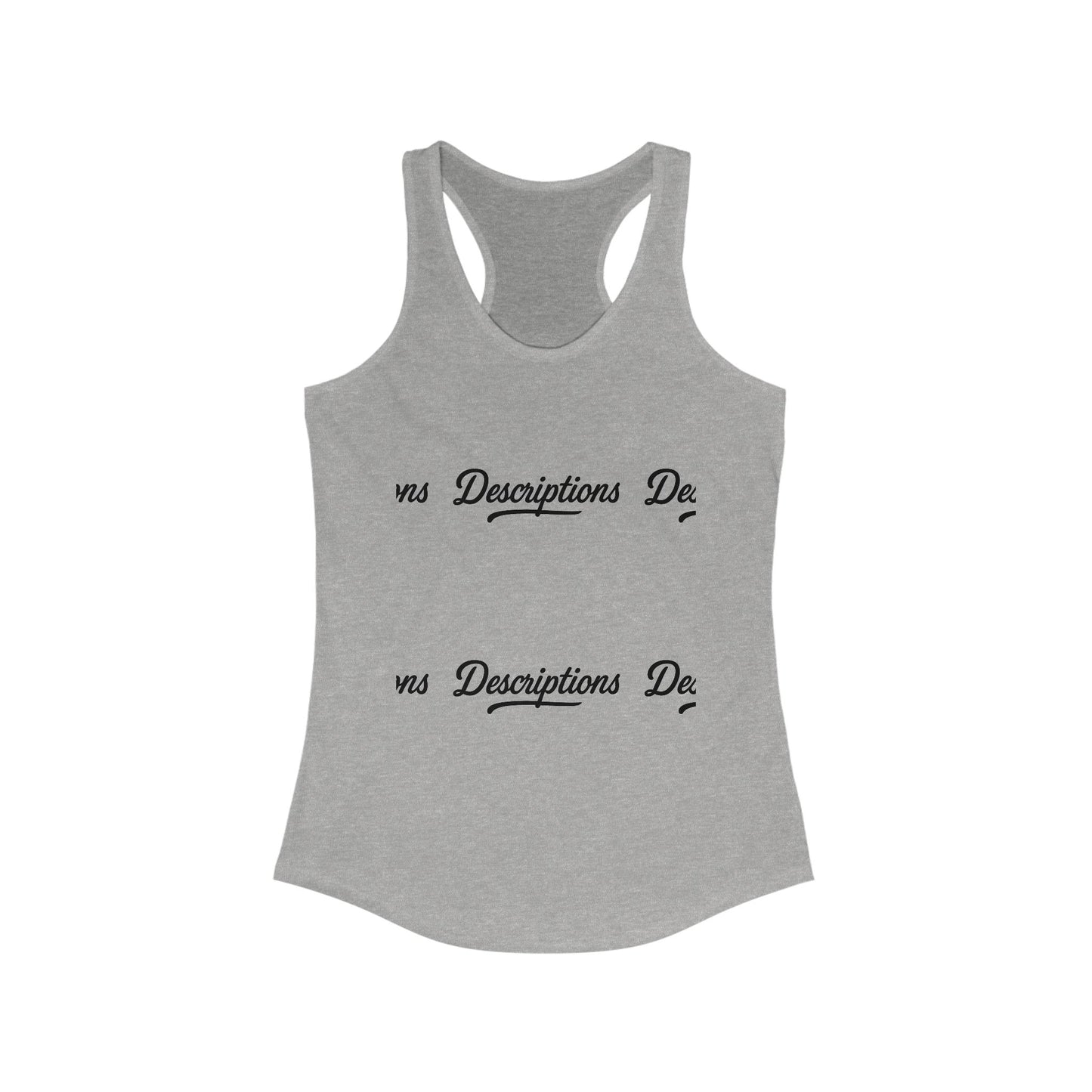 Stylish Racerback Tank, Casual Summer Top, Workout Apparel, Gift for Her, Vacation Wear, Relaxed Fit Tank
