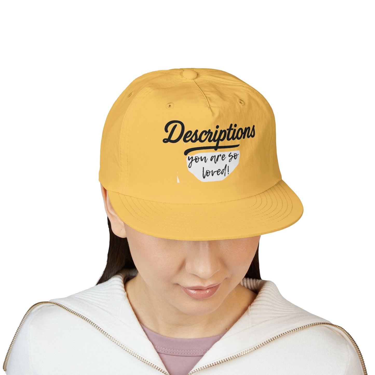 Stylish Surf Cap with Descriptions | Beach Hat, Summer Accessory, Surfing Gear, Casual Headwear, Gift for Surfers
