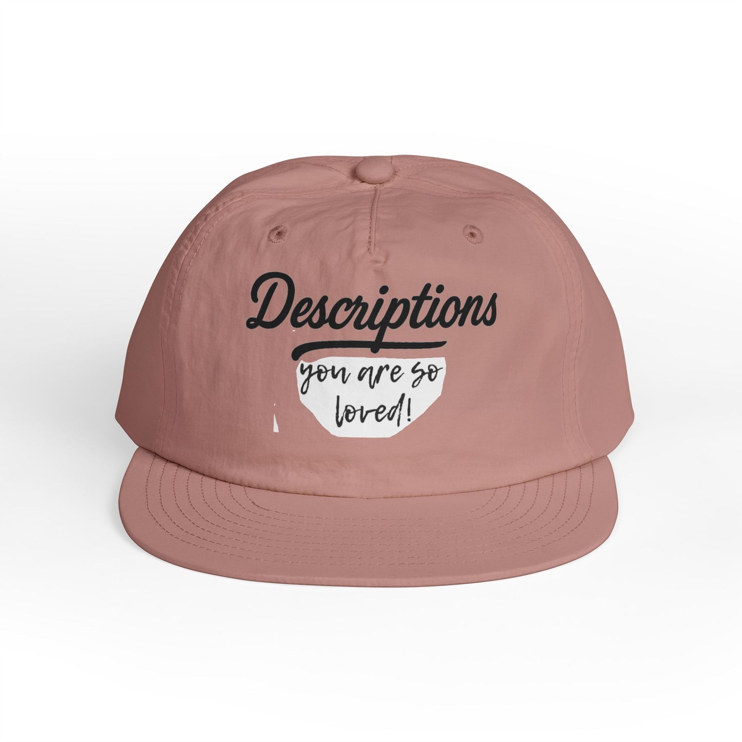 Stylish Surf Cap with Descriptions | Beach Hat, Summer Accessory, Surfing Gear, Casual Headwear, Gift for Surfers