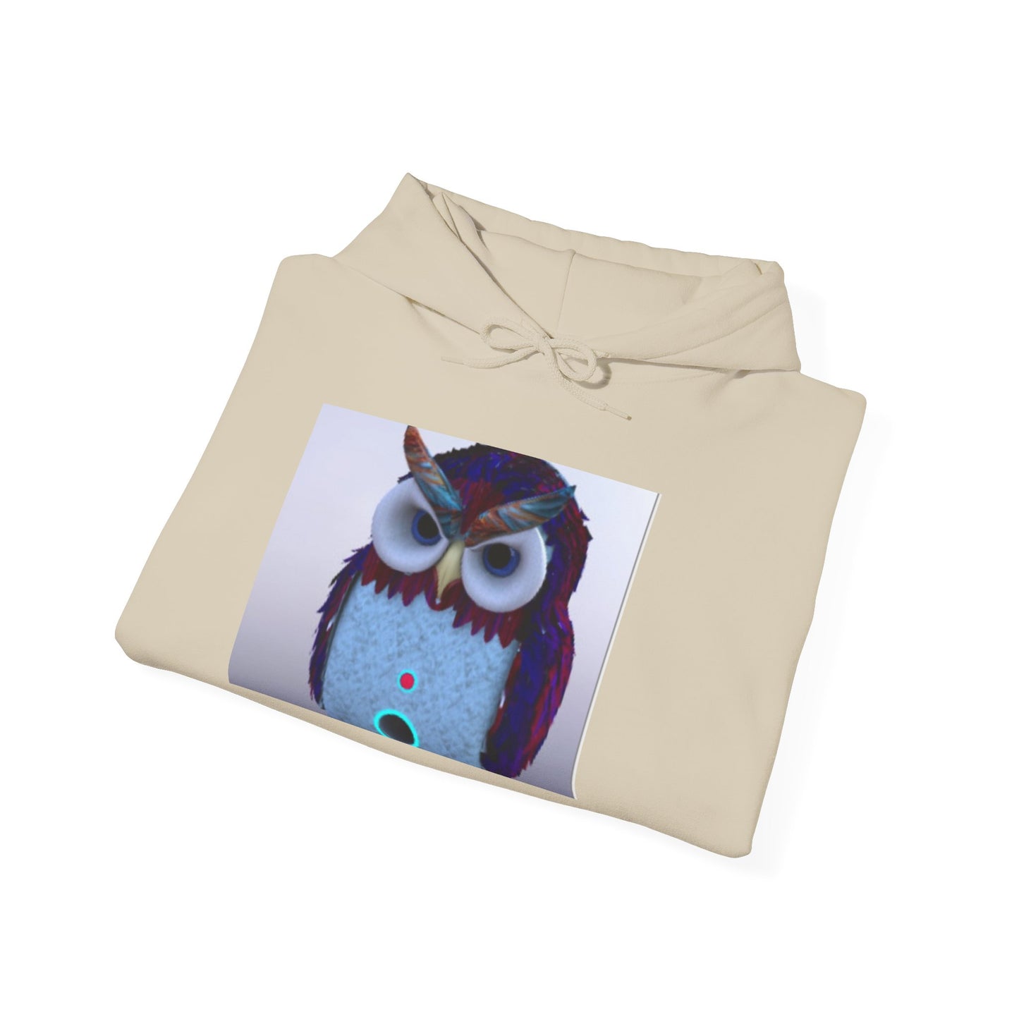 Owl Graphic Unisex Hooded Sweatshirt, Cozy Owl Sweatshirt, Cute Animal Hoodie, Gift for Animal Lovers, Unique Owl Design