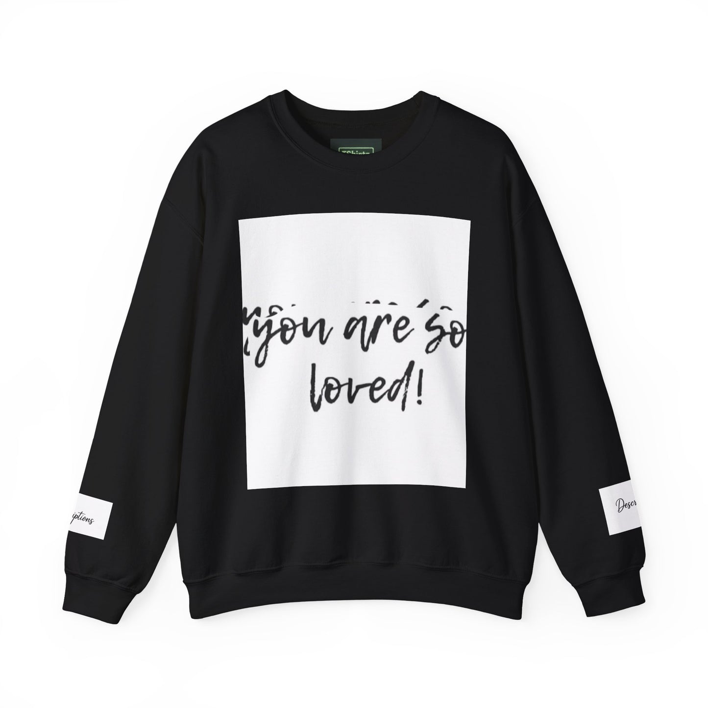 You Are So Loved Sweatshirt, Inspirational Crewneck, Unisex Gift, Cozy Casual Wear, Affirmation Apparel, Birthday Gift, Self-Love Fashion