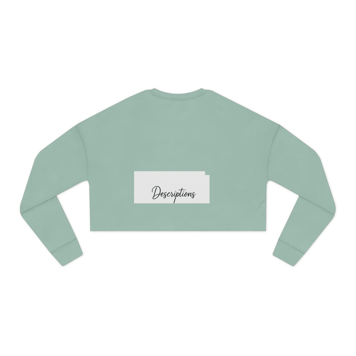 Chic Cropped Sweatshirt, Women's Fashion Sweatshirt, Trendy Tops, Casual Wear, Perfect Gift for Her, Cozy Layering Piece