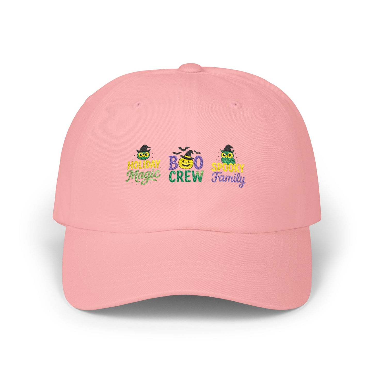 Boo Crew Dad Cap - Spooky Family Hat, Halloween Gift, Unisex Adjustable Cap, Fun Holiday Accessory, Cool Dad Cap