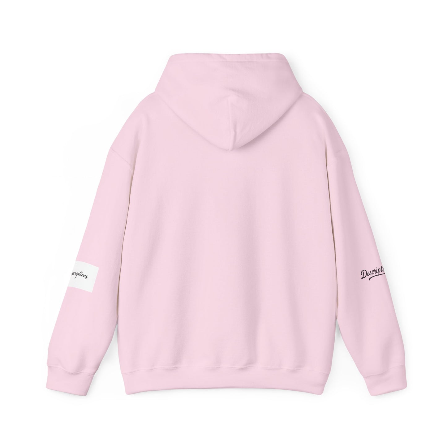 Chic Descriptions Hoodie, Casual Wear, Gift for Her, Stylish Layering, Cozy Gift, Birthday Present