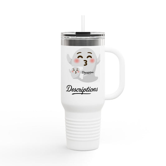 Cute Insulated Travel Mug - 40oz, Funny Travel Cup, Gift for Friends, Summer Essentials, Road Trip Fund, Beverage Tumbler