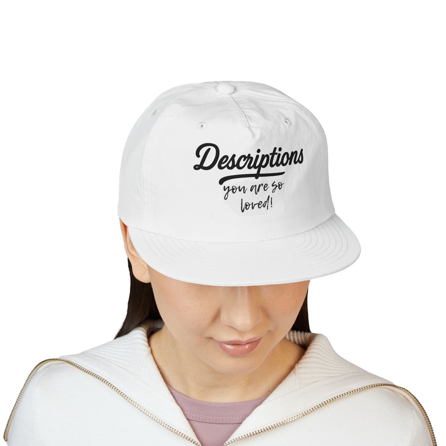 Stylish Surf Cap with Descriptions | Beach Hat, Summer Accessory, Surfing Gear, Casual Headwear, Gift for Surfers