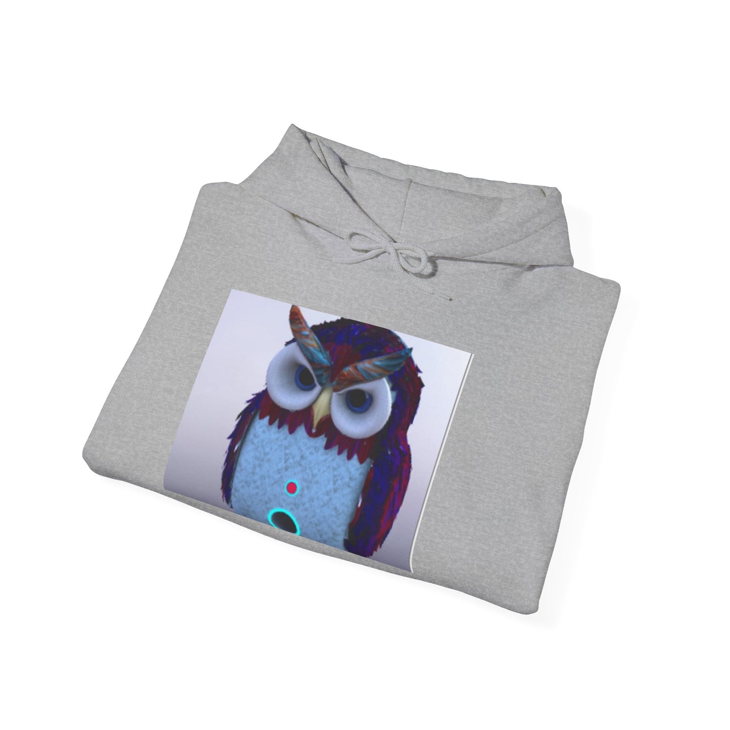 Owl Graphic Unisex Hooded Sweatshirt, Cozy Owl Sweatshirt, Cute Animal Hoodie, Gift for Animal Lovers, Unique Owl Design