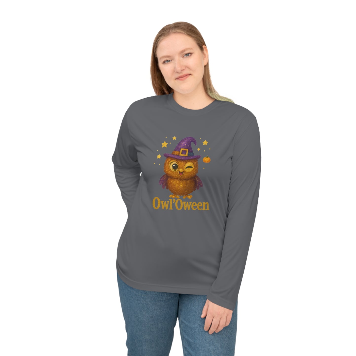 Owl'oween Unisex Long Sleeve Shirt, Fun Fall Apparel, Halloween Costume, Unique Gift, Kids & Adults