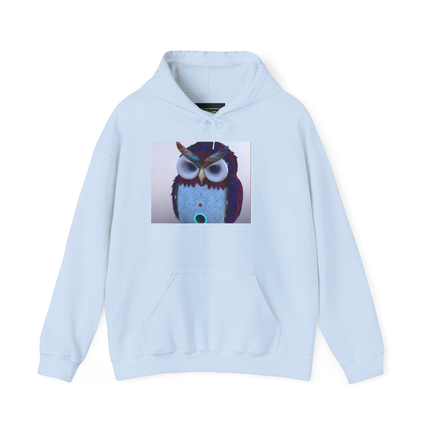 Owl Graphic Unisex Hooded Sweatshirt, Cozy Owl Sweatshirt, Cute Animal Hoodie, Gift for Animal Lovers, Unique Owl Design