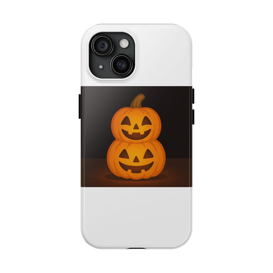 Halloween Pumpkin Tough Phone Cases, Spooky Cell Phone Cover, Fall Phone Accessories, Trick or Treat Gift, Durable Halloween Cases
