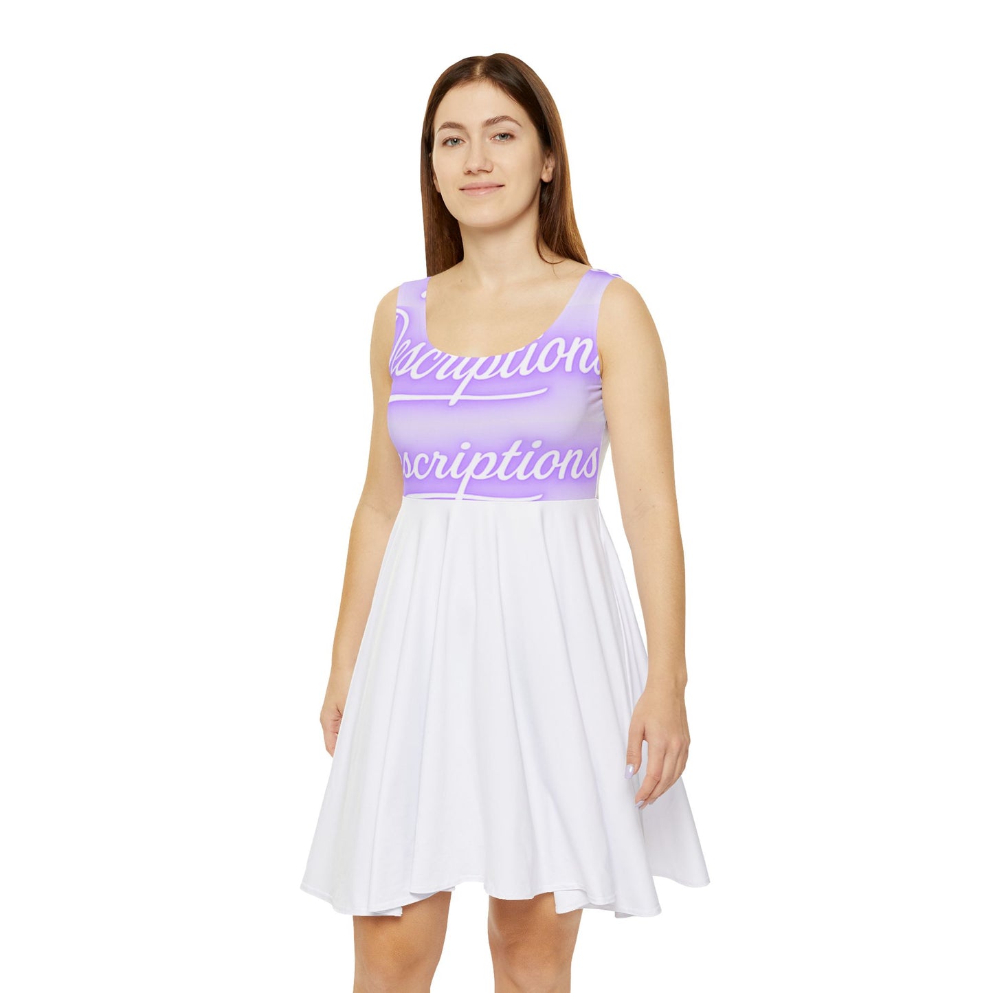 Vibrant Women's Skater Dress, Trendy Summer Dress, Casual Party Outfit, Comfortable Fashion, Gift for Her