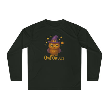 Owl'oween Unisex Long Sleeve Shirt, Fun Fall Apparel, Halloween Costume, Unique Gift, Kids & Adults