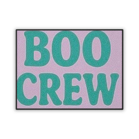 Halloween Pet Mat - Boo Crew Style, Pet Bed, Dog Mat, Cat Mat, Holiday Decor, Cute Gift for Pet Lovers