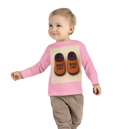 Toddler Long Sleeve Tee with 'Boo Yah' & 'You Are So Loved' Design, Perfect for Halloween, Cute Toddler Gift, Kids' Apparel, Baby [...]