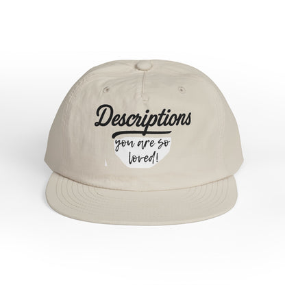 Stylish Surf Cap with Descriptions | Beach Hat, Summer Accessory, Surfing Gear, Casual Headwear, Gift for Surfers