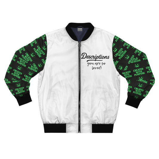 Descriptions holiday Bomber Jacket