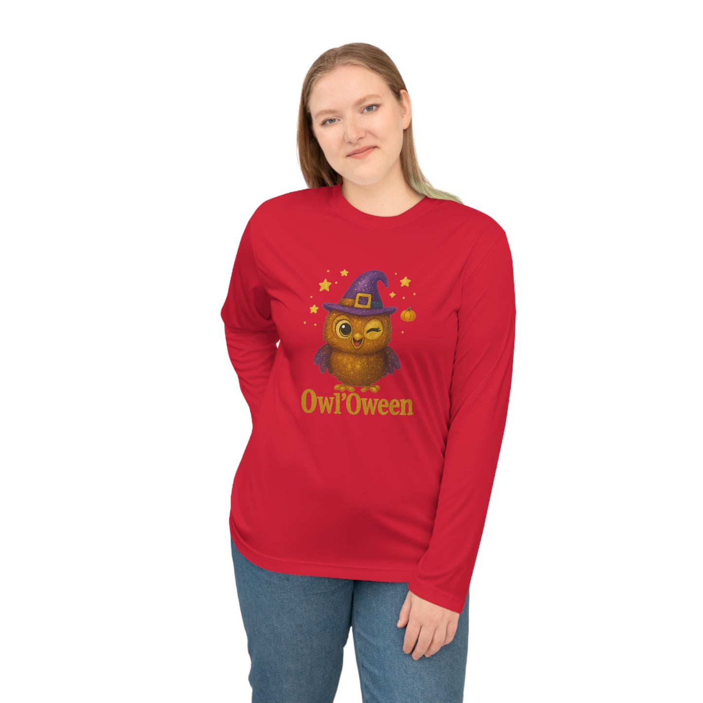 Owl'oween Unisex Long Sleeve Shirt, Fun Fall Apparel, Halloween Costume, Unique Gift, Kids & Adults
