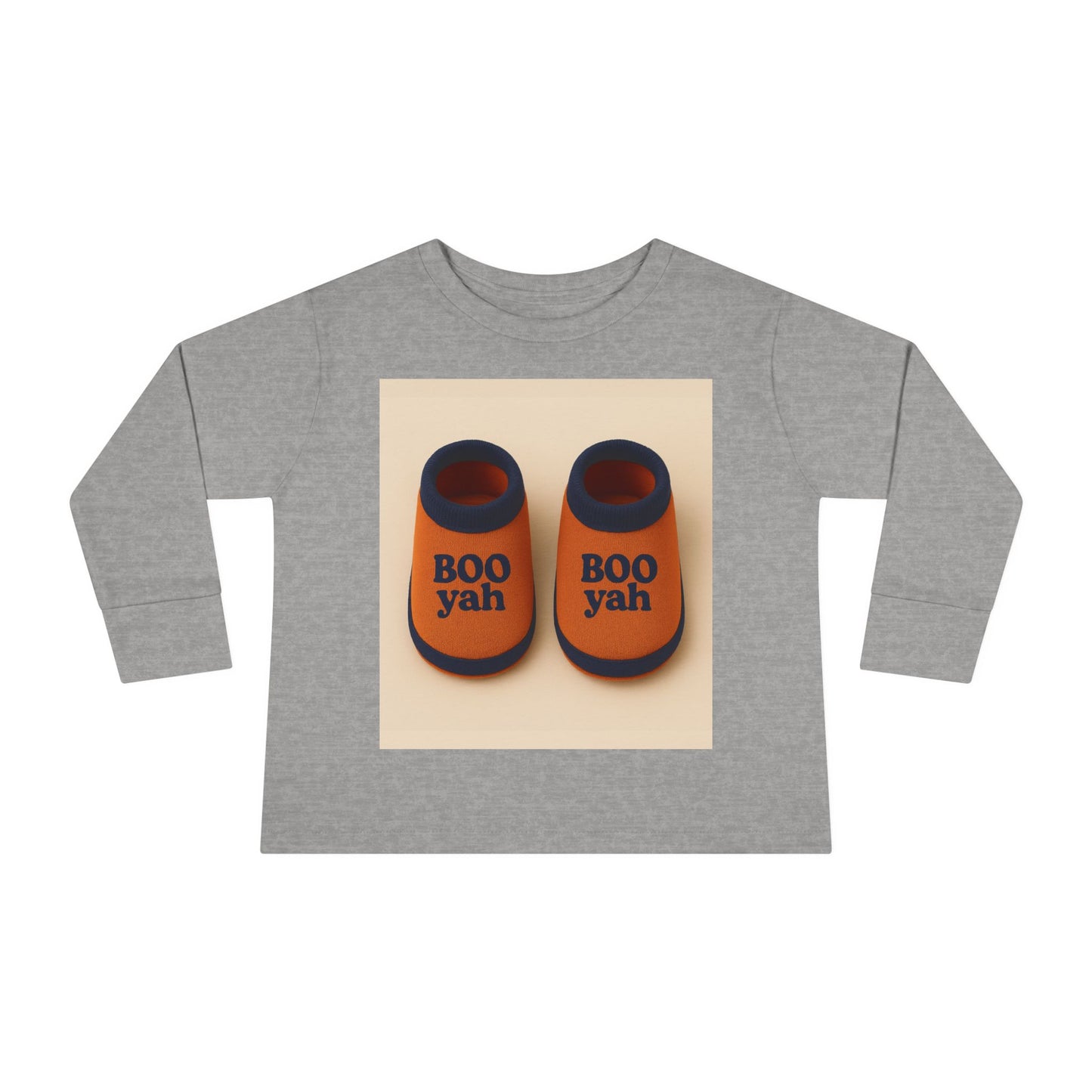 Toddler Long Sleeve Tee with 'Boo Yah' & 'You Are So Loved' Design, Perfect for Halloween, Cute Toddler Gift, Kids' Apparel, Baby [...]